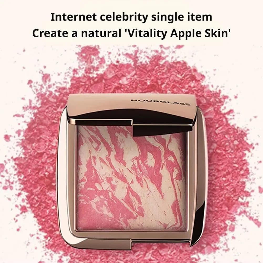 HOURGLASS Nude Blush & Highlighter - Finitura Naturale Setosa, Impermeabile, Resistente al Sudore, Lunga Durata