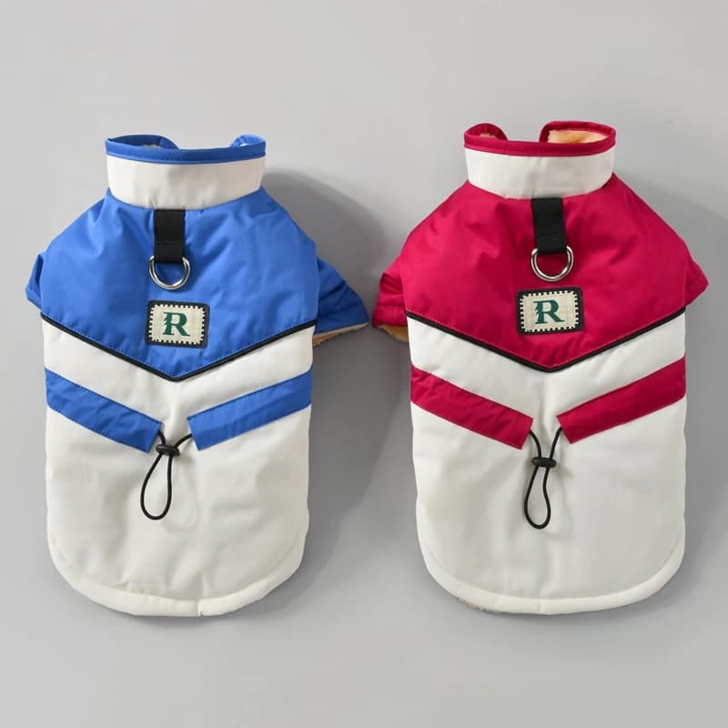 Snow Windbreaker Costumes For Small Medium Dog Winter Warm Pet Harness Jacket XS 4L Chihuahua Puppies Clothes Cat Down Outfit