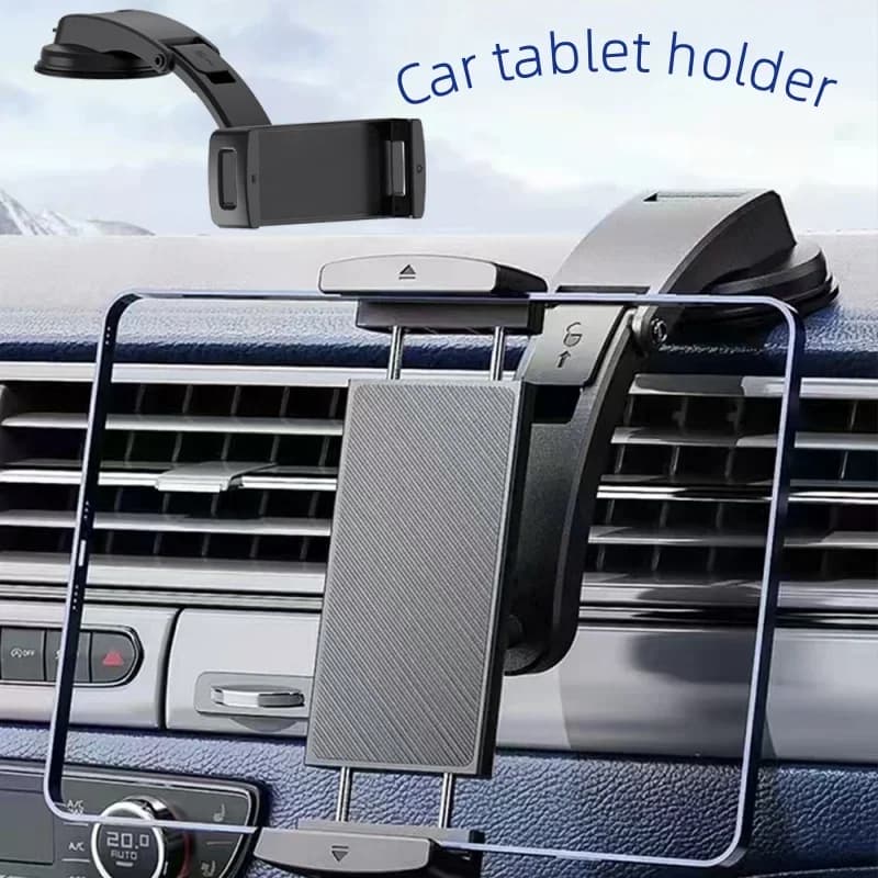 Supporto da auto per tablet con ventosa regolabile Supporto per staffa mobile per Samsung Galaxy Z Fold 4 3 2 Supporto per telefono per supporto GPS per iPad
