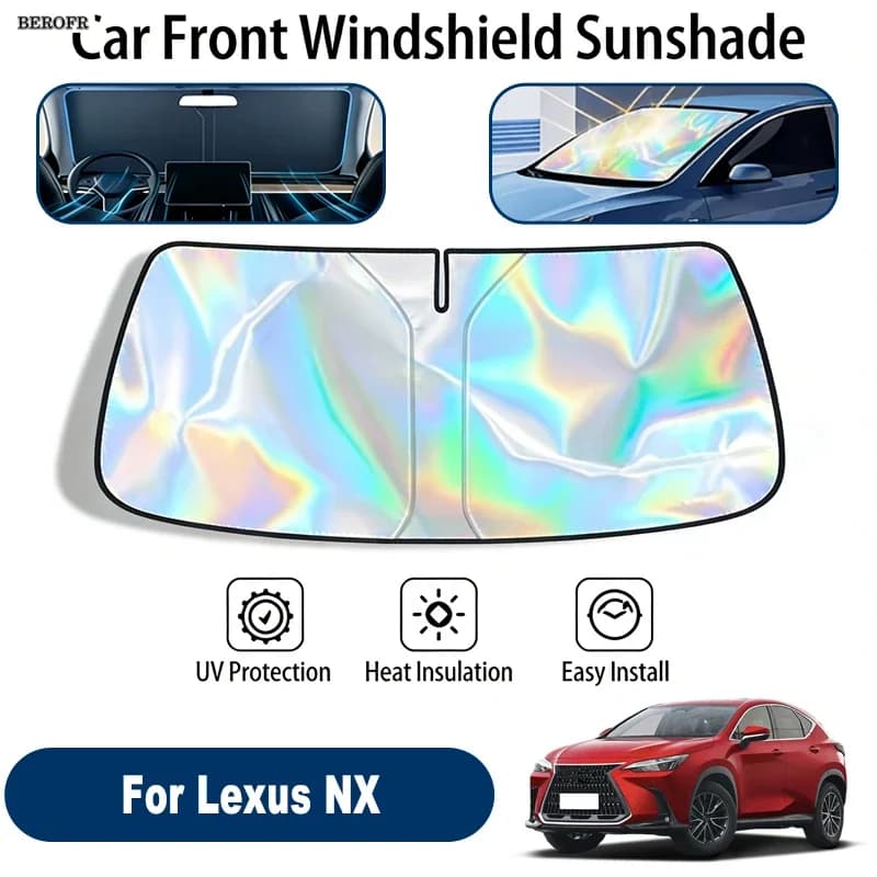 Windshield Sun Shade For Lexus NX Foldable UV Reflective Front Window Sun Protection Cover Accessories