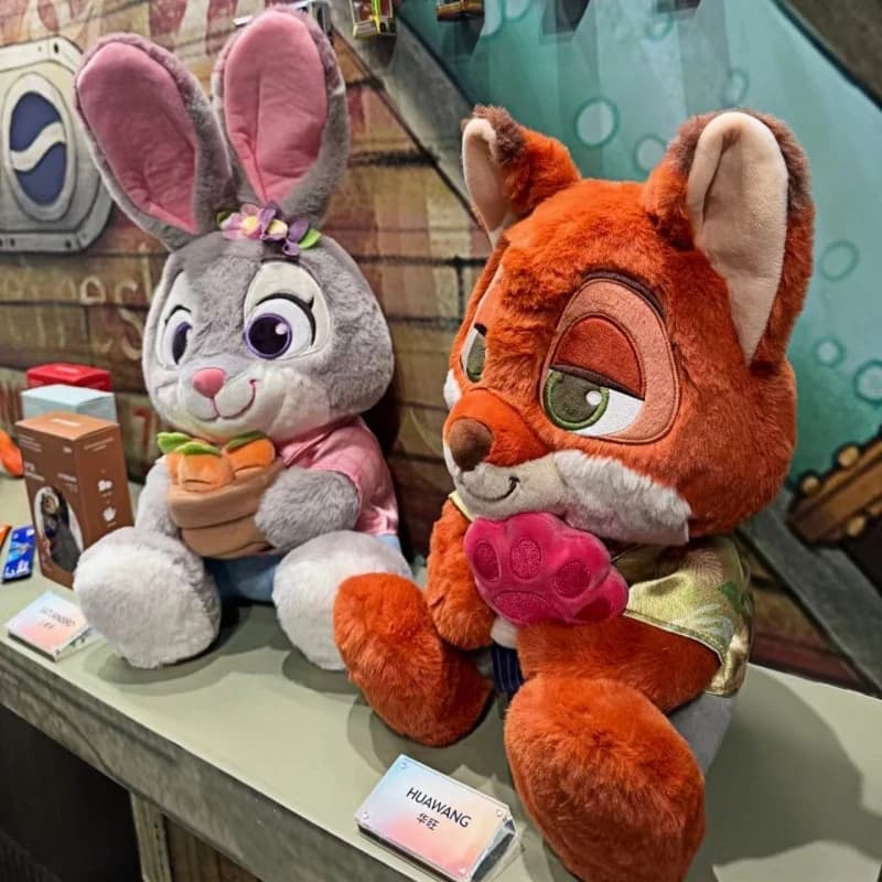 Serie Zootopia Judy e Nick bambole di peluche peluche volpe coniglio Kawaii Room Decor cuscino imbottito regalo per ragazze