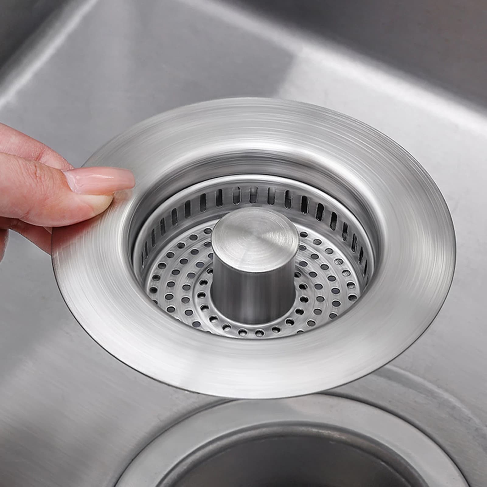 Filtro universale per lavello da cucina con cestello raccogli residui alimentari, ideale come regalo di inaugurazione casa