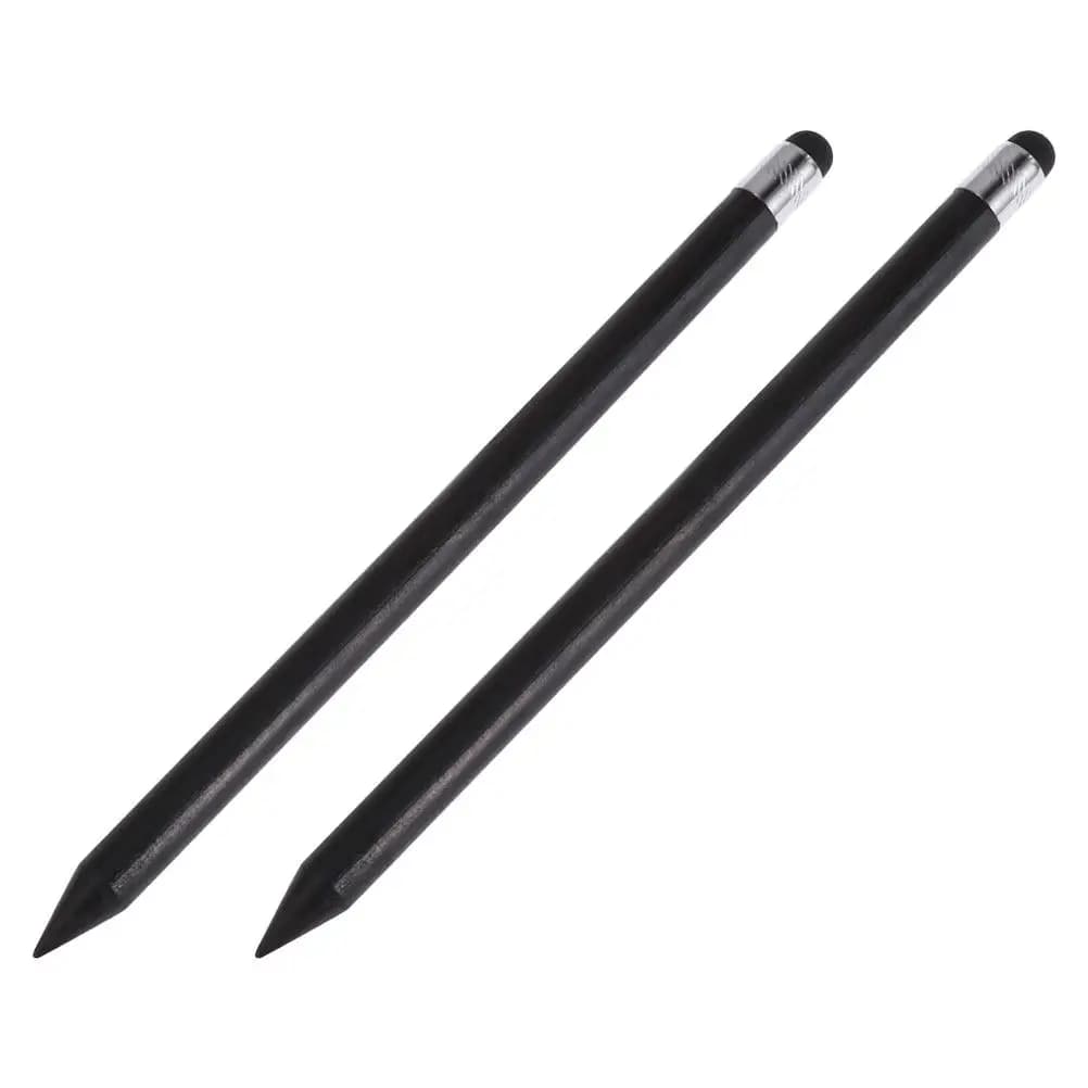 Penna stilo touchscreen da 2 pezzi, scrittura fluida, impugnatura comoda, universale per tablet, laptop, cellulare, disegno creativo, ufficio