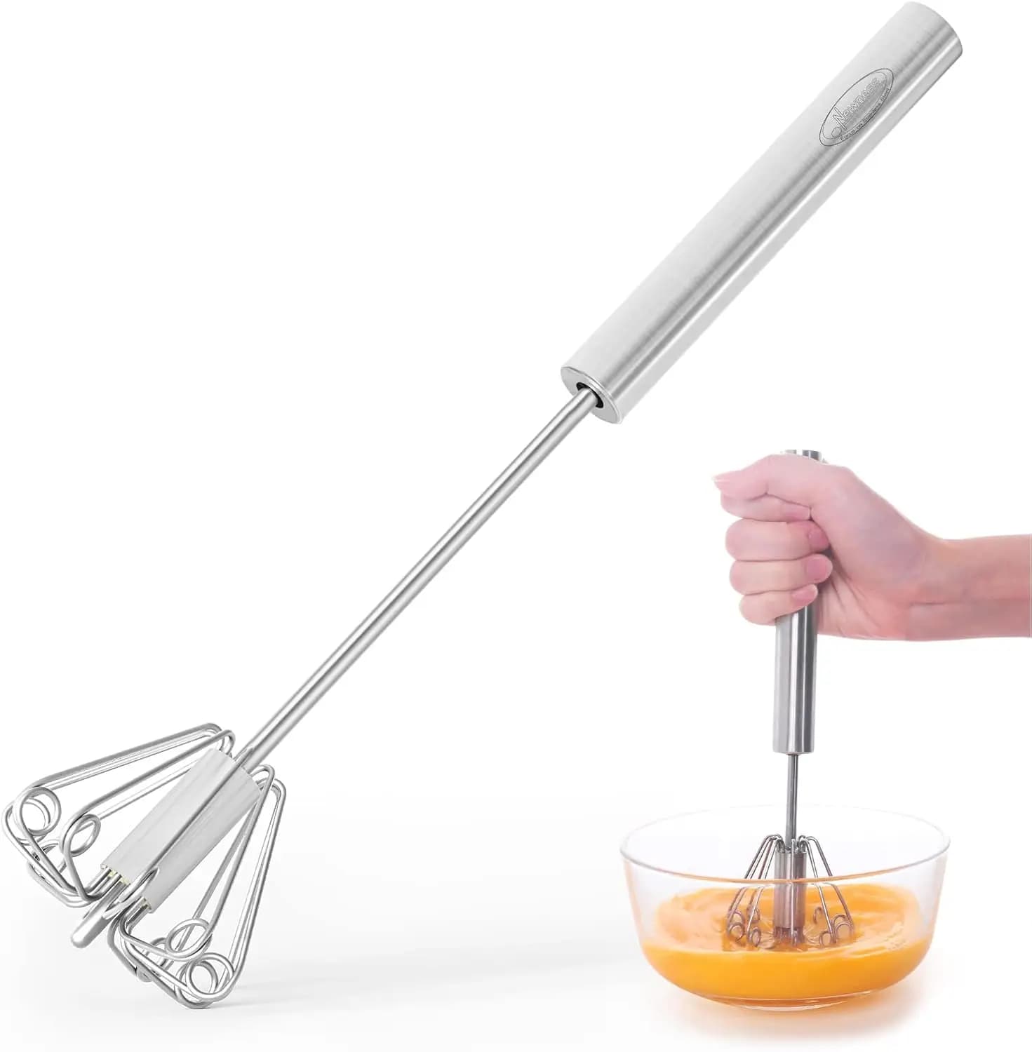 Stainless steel hand blender, semi-automatic blender for kitchen - egg mixer, whipped, multi tool