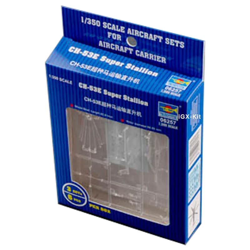 Trumpeter 06257 Scala 1:350 US Sikorsky CH-53E Super Stallion Elicottero da trasporto Kit di costruzione di modello di assemblaggio in plastica militare
