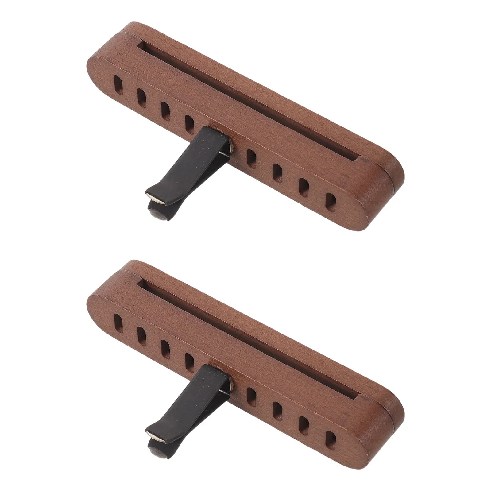 Set di Diffusori per Auto in Legno con Clip per Bocchetta di Ventilazione e Bastoncini in Cotone, Deodorante Naturale in Legno per Veicoli e Uffici