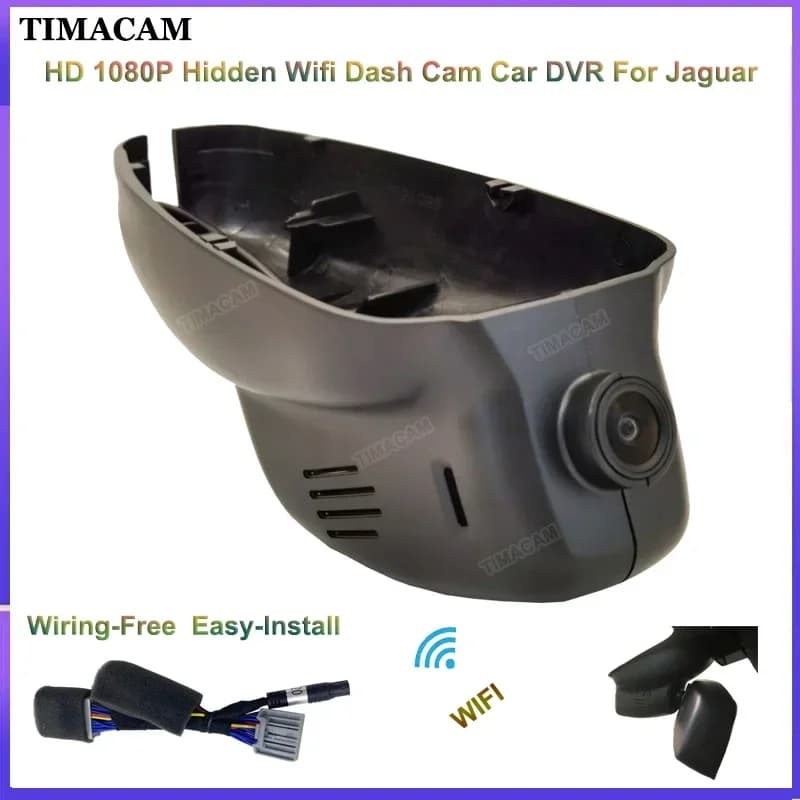 TIMACAM For Jaguar XF X250 For Jaguar XJ For Jaguar XFR 2007-2015 Car DVR Video Recorder FHD 1080P Wifi Dash Cam Easy to install