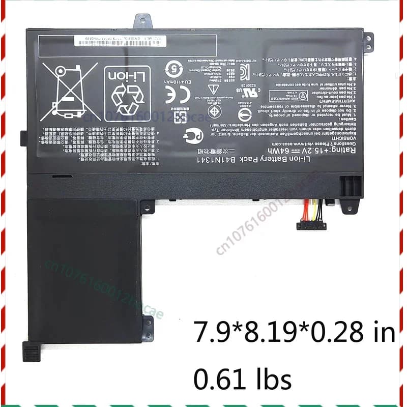Batteria del computer portatile originale originale 64Wh B41N1341 per Asus Q502 Q502LA Q502LA-BBI5T12 Q502LA-BBI5T14 Q502LA-BBI5T15