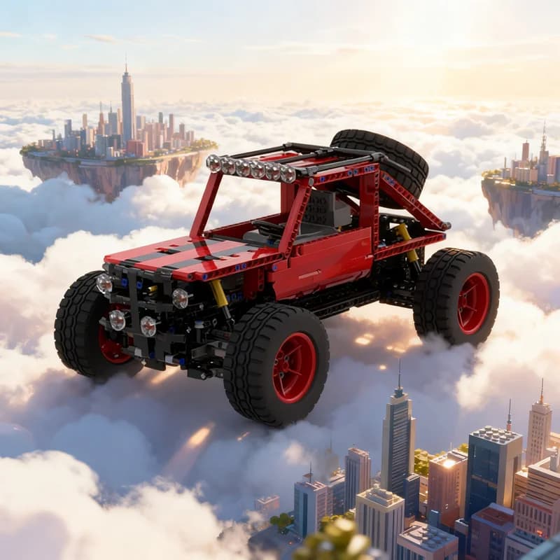 880pcs MOC Crawler RC Technical Model Building Blocks Creative Display Brick Birthday Craft Art Assemble Education Collection