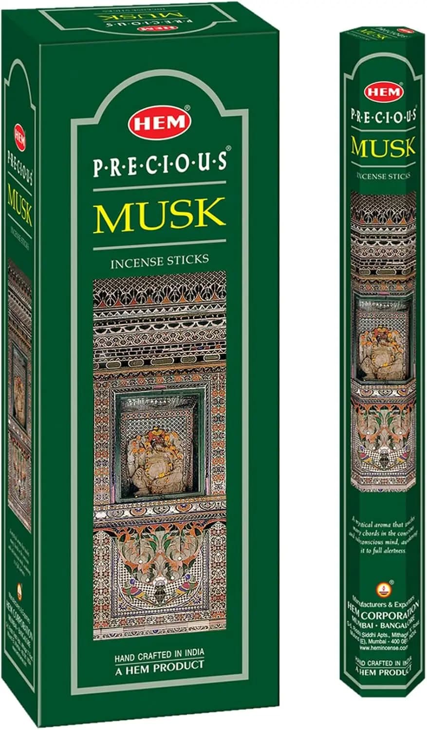 Musk Incense Sticks 120pcs 6 Boxes 9in Calming Sleep Aid