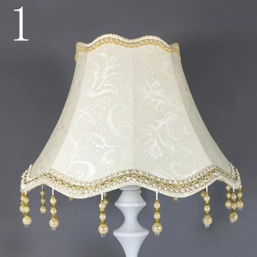 Decorazione della camera da letto da tavolo Paralume per lampada da tavolo E27 25CM Copertura per lampada da parete in stile europeo Lampada da terra con ombreggiatura retrò Lampada da parete con copertura antipolvere