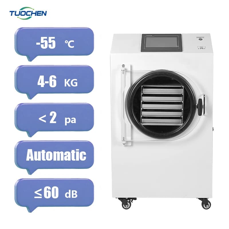 Home Vaccum Freeze Drying Equipment Dried Fruit Vegetable Mini Lyophilizer Small Household Freeze Dryer Machine For Food Sale
