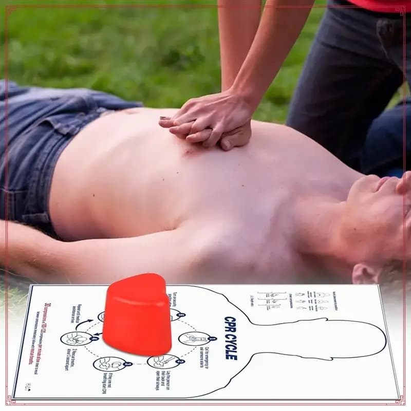 Mini strumento didattico per addestramento di pronto soccorso a forma esagonale Kit manichino per addestramento CPR per il corpo Modello di manichino Modello di addestramento
