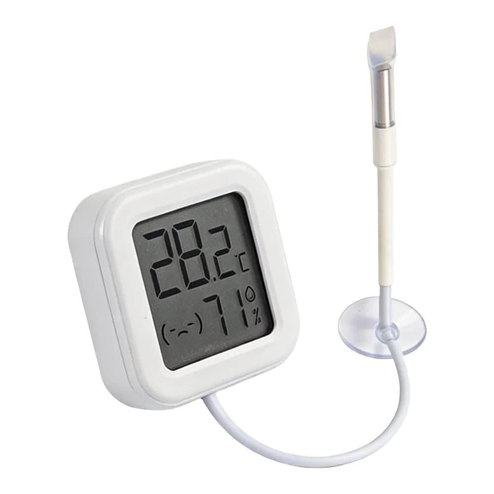 Stainless steel aquarium thermometer with 0. Remote monitoring accuracy through the MI Home app and external water detection
