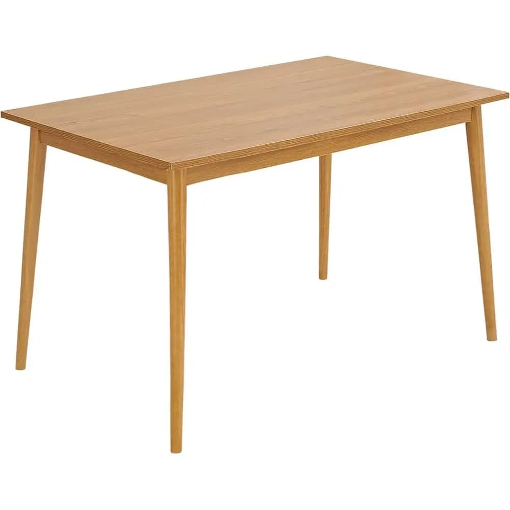 Tavolo da Pranzo con 47 Gambe in Legno Massello Finitura Quercia per Cucina e Sala da Pranzo