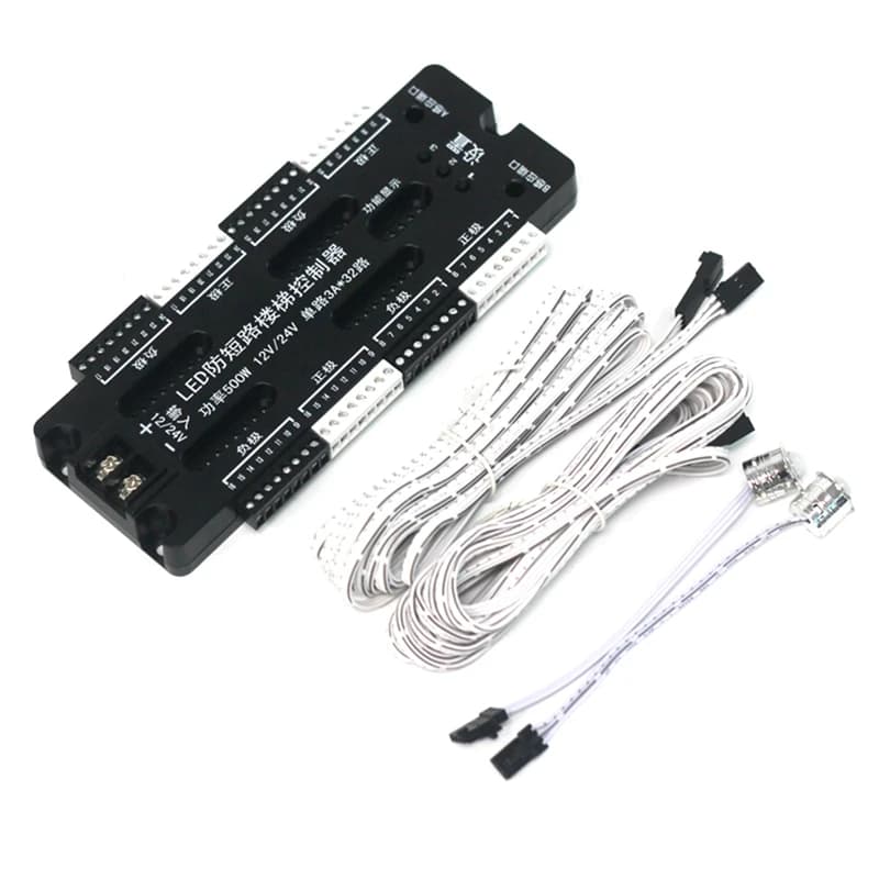 Steps Stair Dimming Wireless Staircase Controller Dimmable Flexible SMD 2835 LED Strip Light PIR Motion Sensor