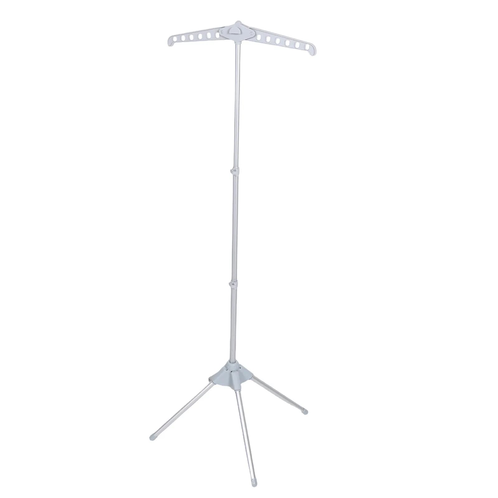Stendibiancheria Pieghevole in Lega di Alluminio, Supporto Telescopico per Stiratura a Vapore, Portatile per Lavanderia, Regolabile