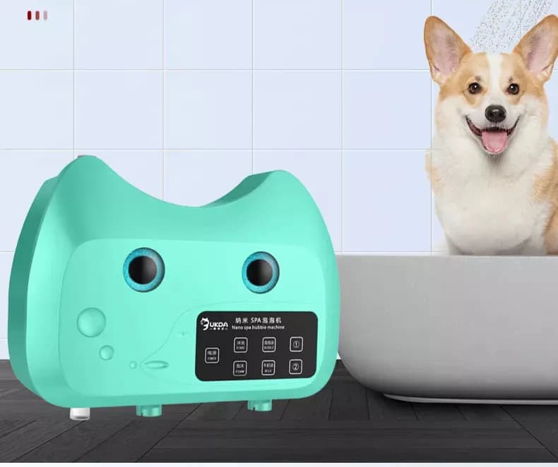Prodotti per la pulizia della toelettatura degli animali domestici 2 bottiglie Shampoo automatico Miscelazione Diluzione Bagno per animali Massaggio Bagno per cani e gatti SPA Macchina per bolle