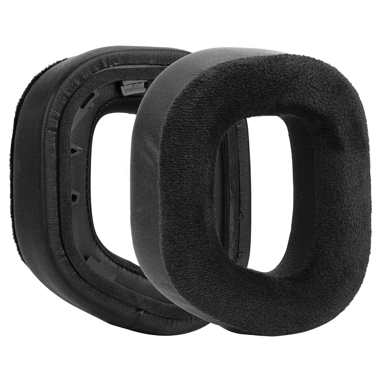 1 pair-seaters spare ear pads in protein foam cover cushion band repair parts for game headphones Corsair HS80 RGB
