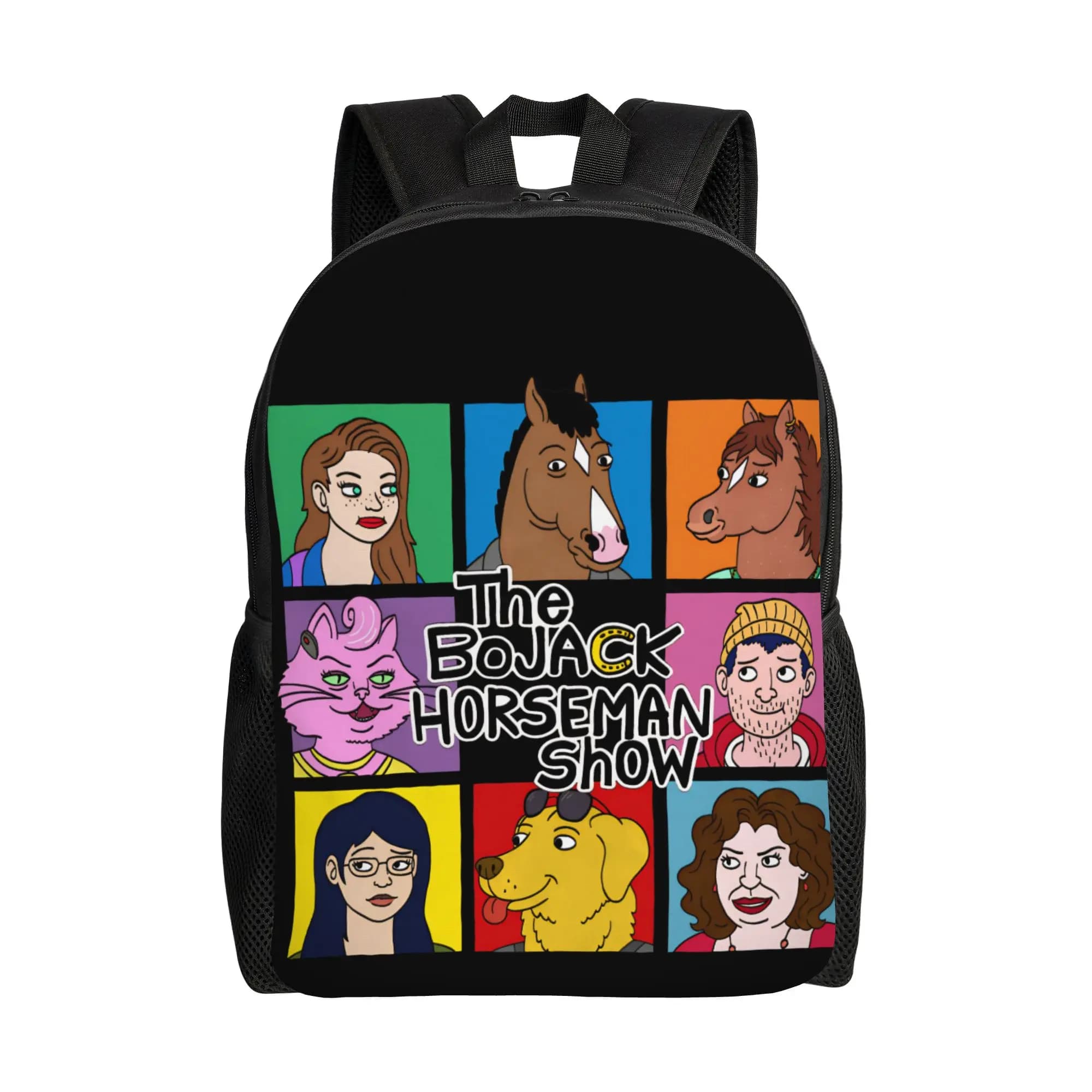 Zaino The Bojack Horseman Show per uomo, donna, adolescente, scuola superiore, escursionismo, viaggio, borsa a tracolla per il college, outdoor