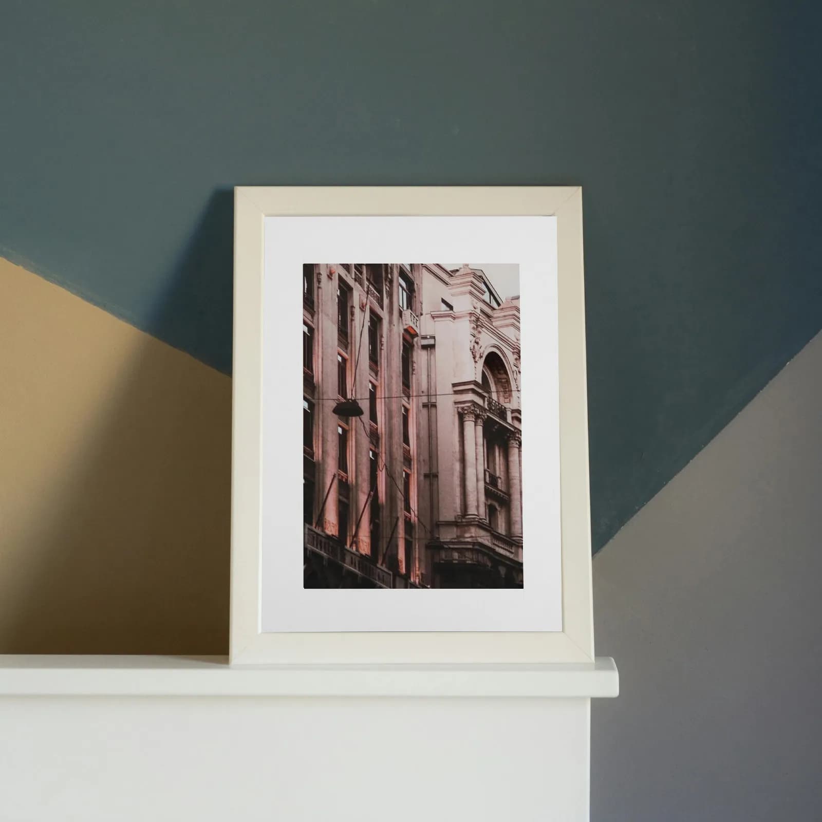 10 Pcs Picture Frames Easel Back for Craft Mat Paper Matting White Mats Cardboard Theme