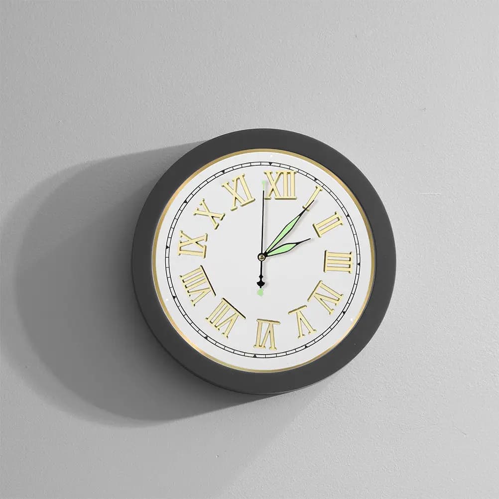 2 Set di Numeri per Orologi, Accessori Elettroplaccati, Numeri Romani di Ricambio per Riparazione Orologi da Parete Fai-da-Te, Decorazione per Ufficio e Casa