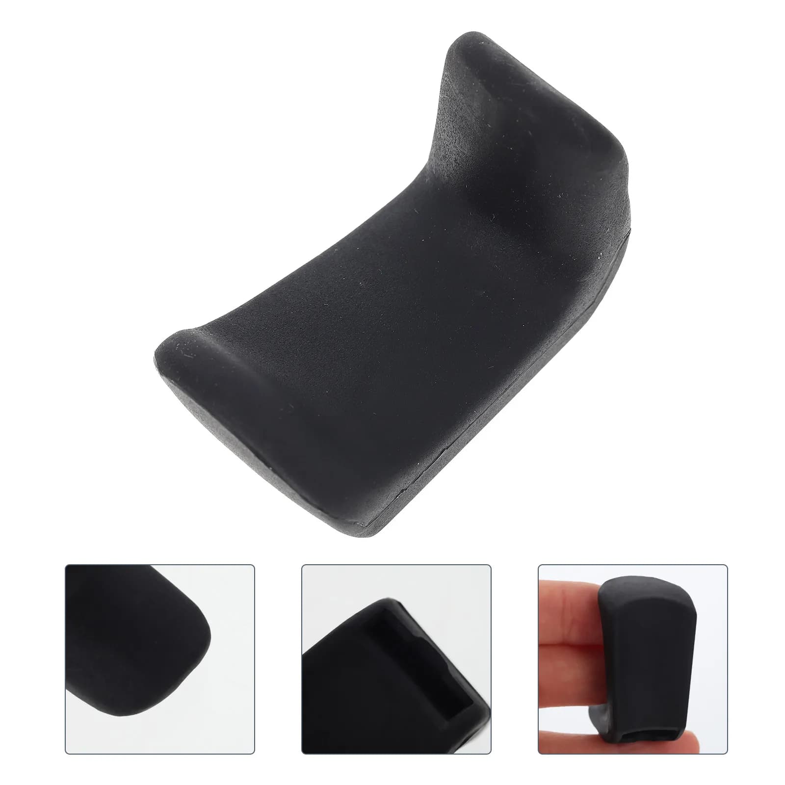 2 Pezzi Poggiapollice in Gomma per Clarinetto, Design Ergonomico Premium, Distribuzione Uniforme della Pressione, Cuscino Poggiapollice Resistente all'Usura