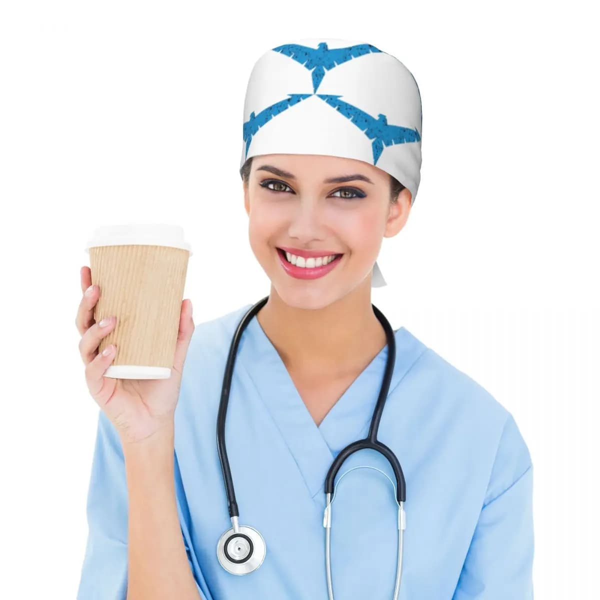 Cappello Chirurgico con Simbolo di Nightwing DC Comics, Berretto da Lavoro per Medici, Unisex Regolabile per Infermieri e Dentisti