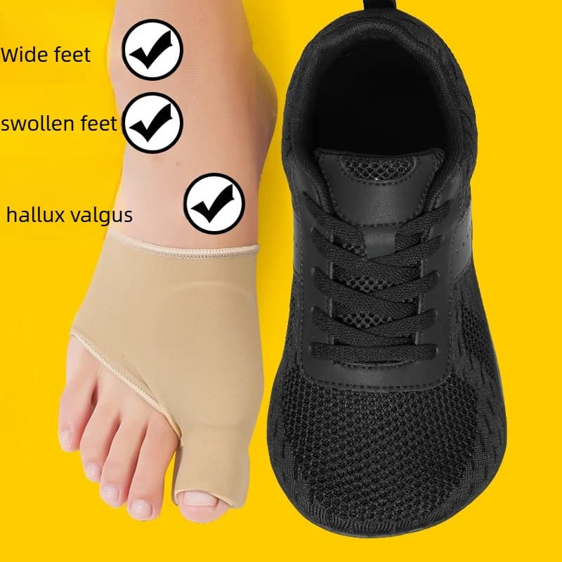 Sneakers Unisex con Punta Larga, Traspiranti in Mesh, Comode Scarpe Casual per Piedi Larghi 36-46