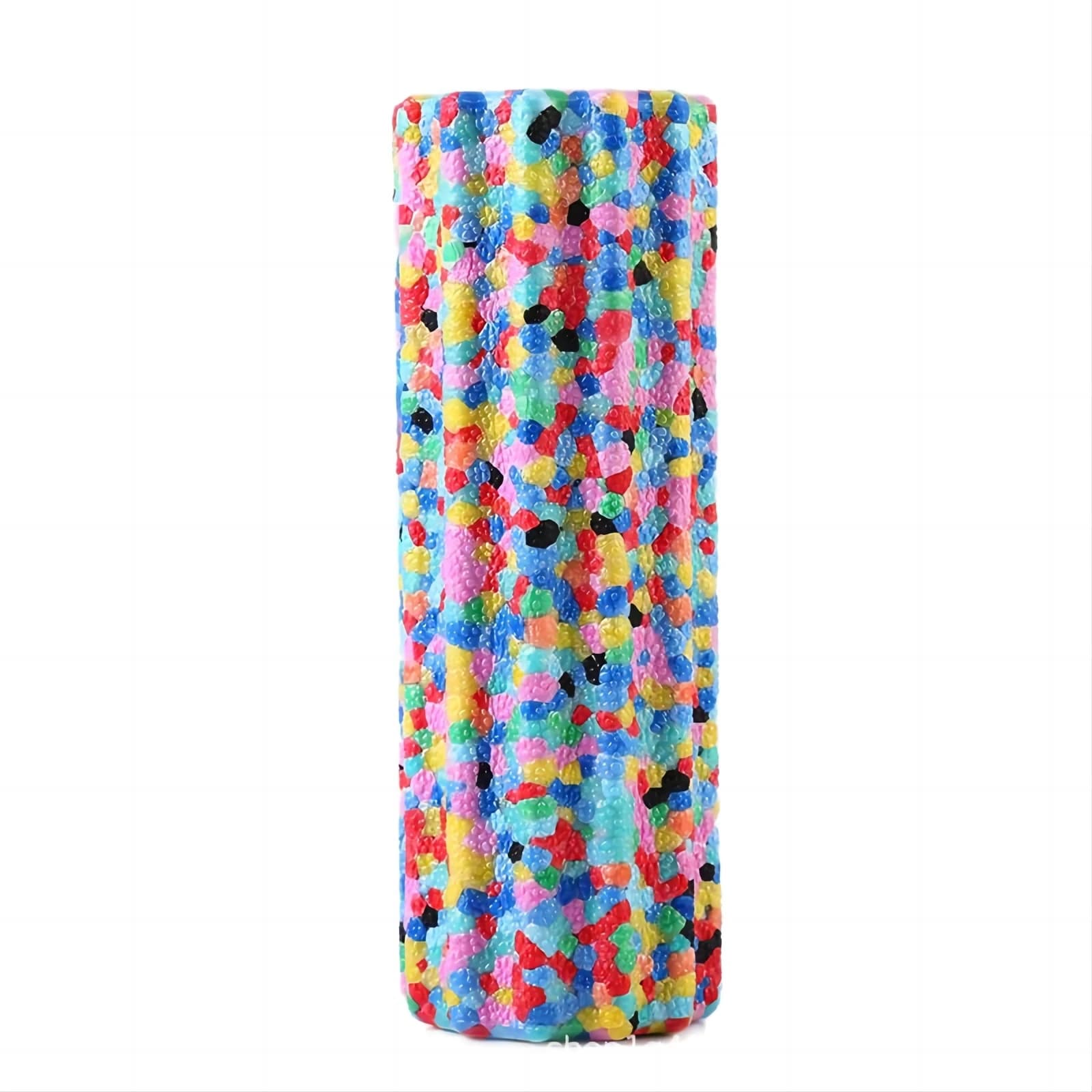 Yoga Foam Roller Colorful Structure Soft Muscle Massage Roller Pilates Durable 5.3x15cm Mini Column Yoga Gym Exercise Equipment