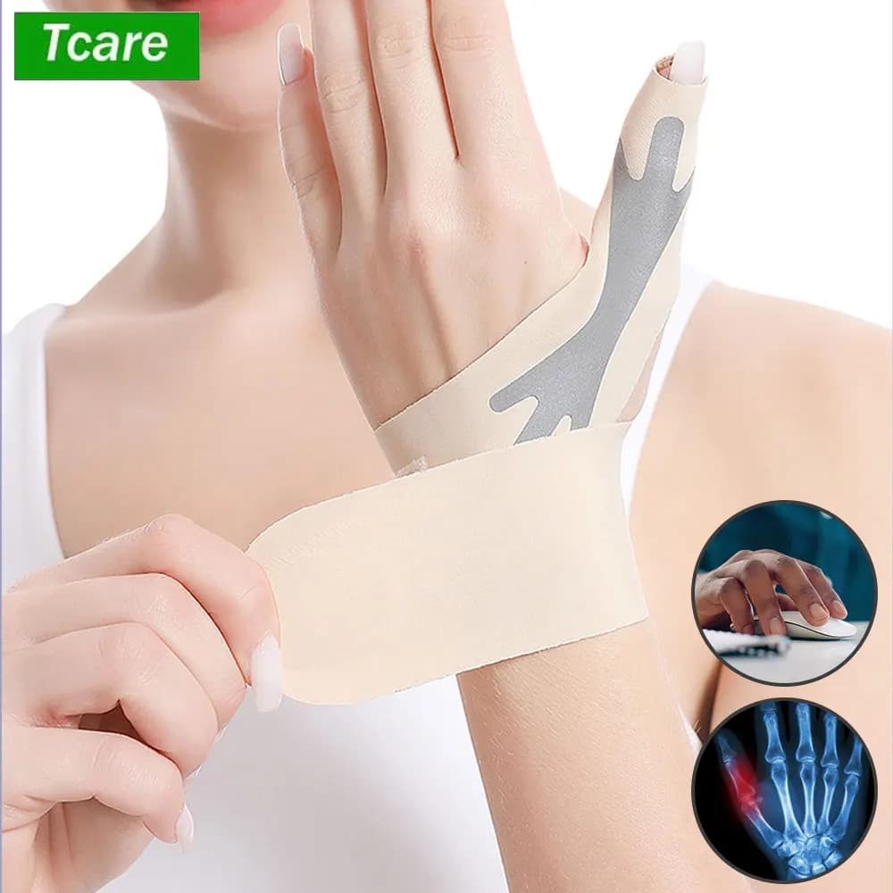 Manicotto di compressione per polso regolabile da 1 pezzo per dolore da artrite - Fodera elastica per uomo e donna per stecca di plastica, casa, lavoro