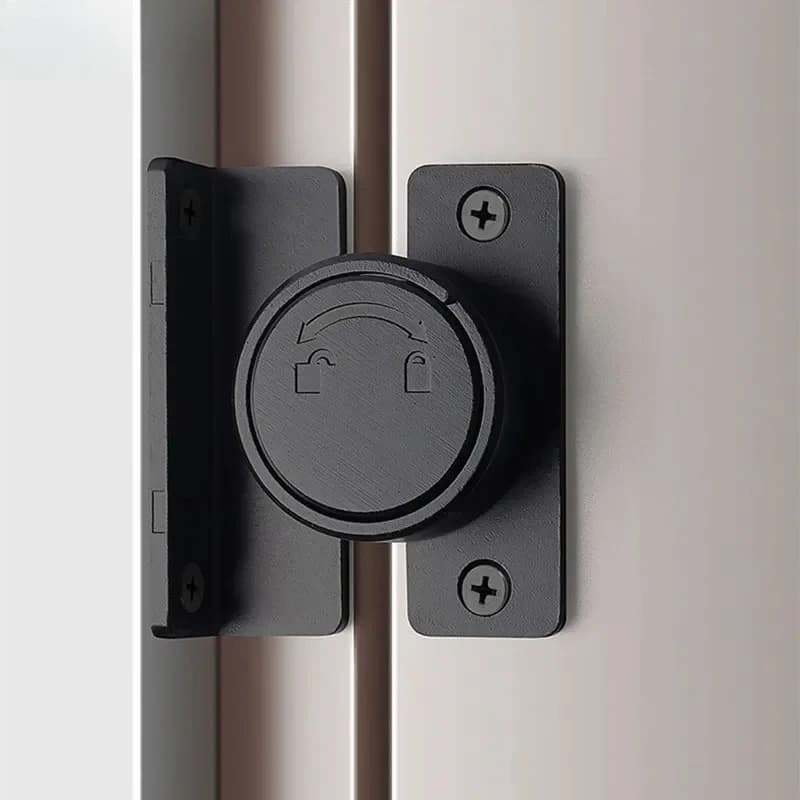 1pc 90/180 Gradi Porta Girevole Hasps In Lega di Zinco Porta Finestra Chiusure Scorrevole Porta del Granello Serratura Hardware di Sicurezza Interna serratura a scatto