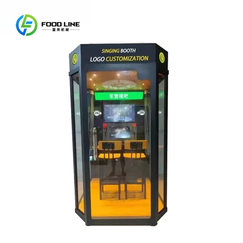 Customized Video Music Digital Coin Operated Electronic KTV Room Self Service Mini Juke box Karaoke Booth Arcade Machine