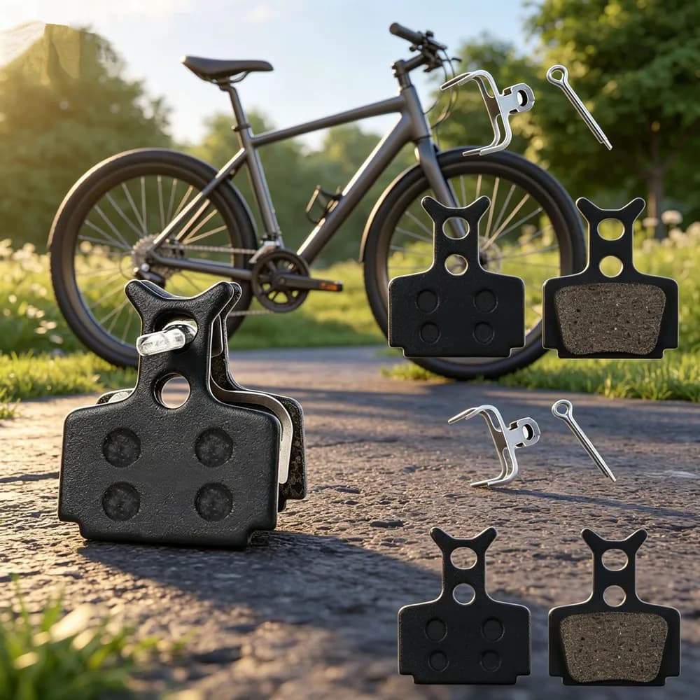 2 Pezzi Pastiglie Freno a Disco per Bicicletta MTB, Resina Semi-Metallica per Formula The One R1 R1R RO RX T1 Mega The One FR C1 CR3
