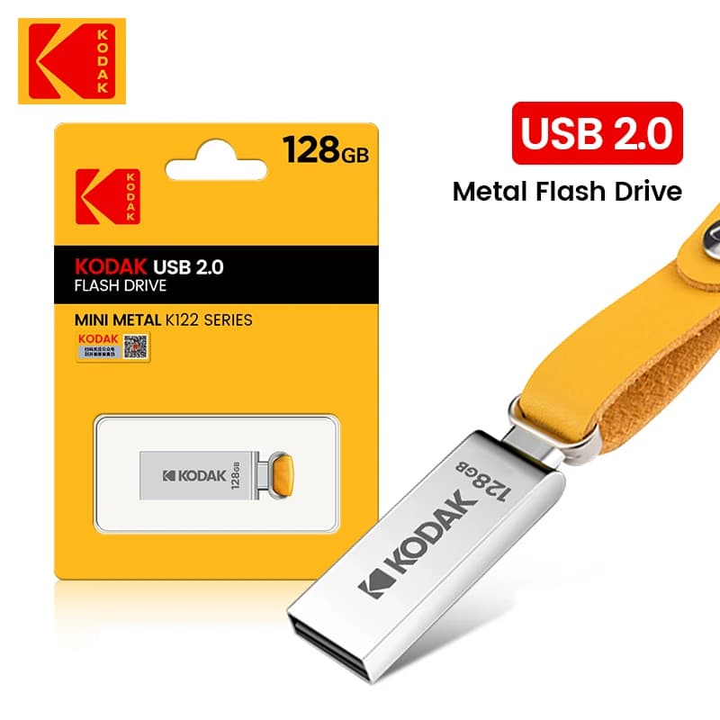 KODAK K122 Chiavetta USB in metallo 128 GB 64 GB 32 GB Chiavetta USB 2.0 pendrive Disco U Disco