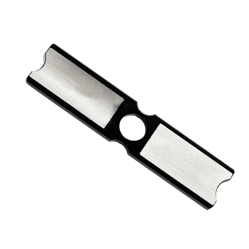 Strumento per la riparazione della punta della stecca, modellatore per la punta della stecca, facile da usare, lucidatura su due lati, migliora l'assorbimento della gesso, accessorio portatile per stecca da snooker