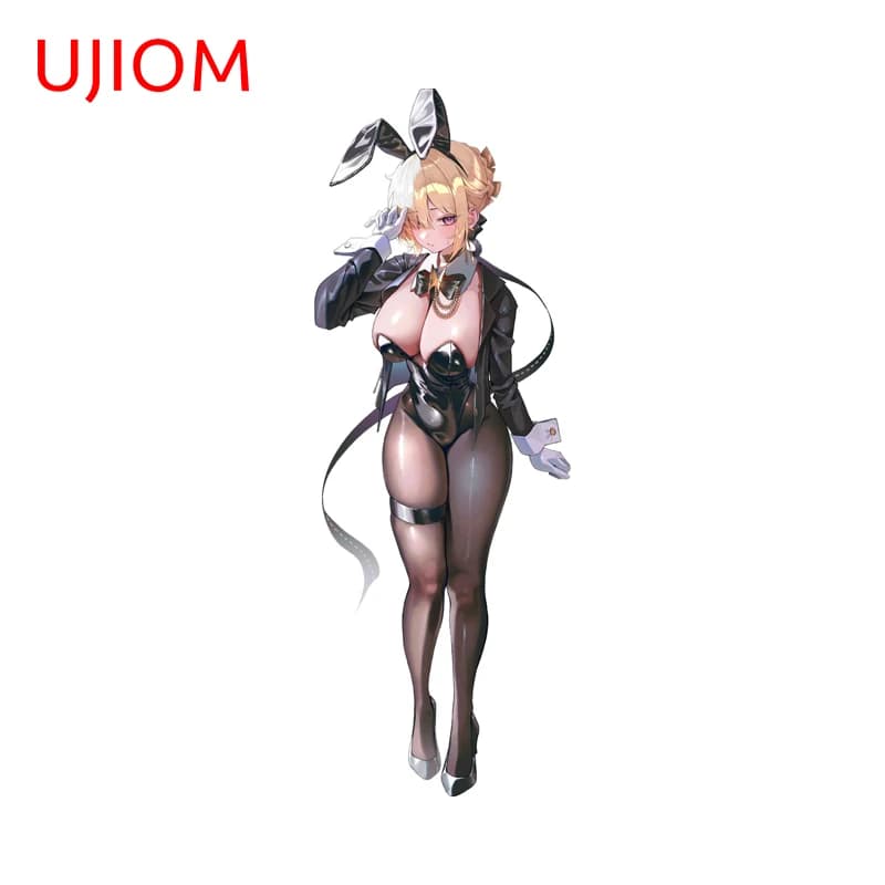 UJIOM Bunny Girl Attraenti adesivi murali Fermaporta personale Mobili per la casa intelligente Decalcomanie Sfondi pratici Decorazioni per la casa