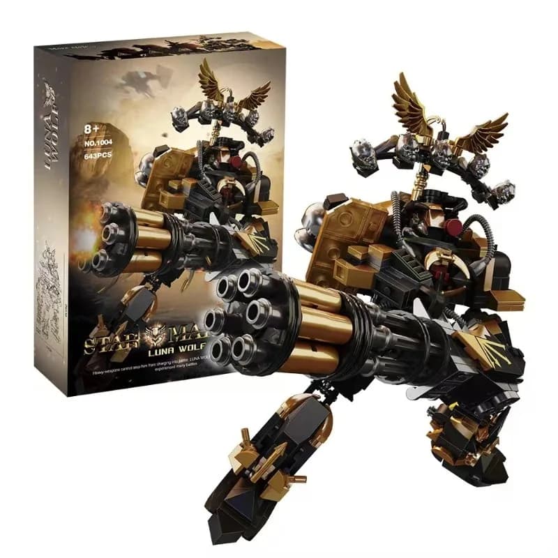 DK1003 Kit di costruzione Mecha per fantascienza 643 pezzi Modello di guerriero corazzato rosso Decorazione del desktop Giocattolo fai da te per bambini Collezionisti Regali di festa