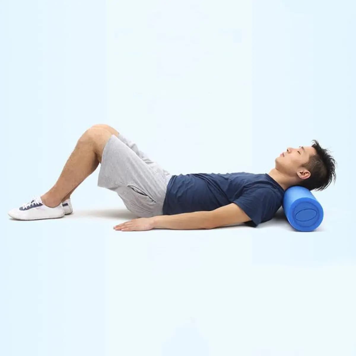 Foam Yoga Roller, Muscular Massage Cylinder, Improvement of Circulation, Prevention of injury, Fitness Training and Balance