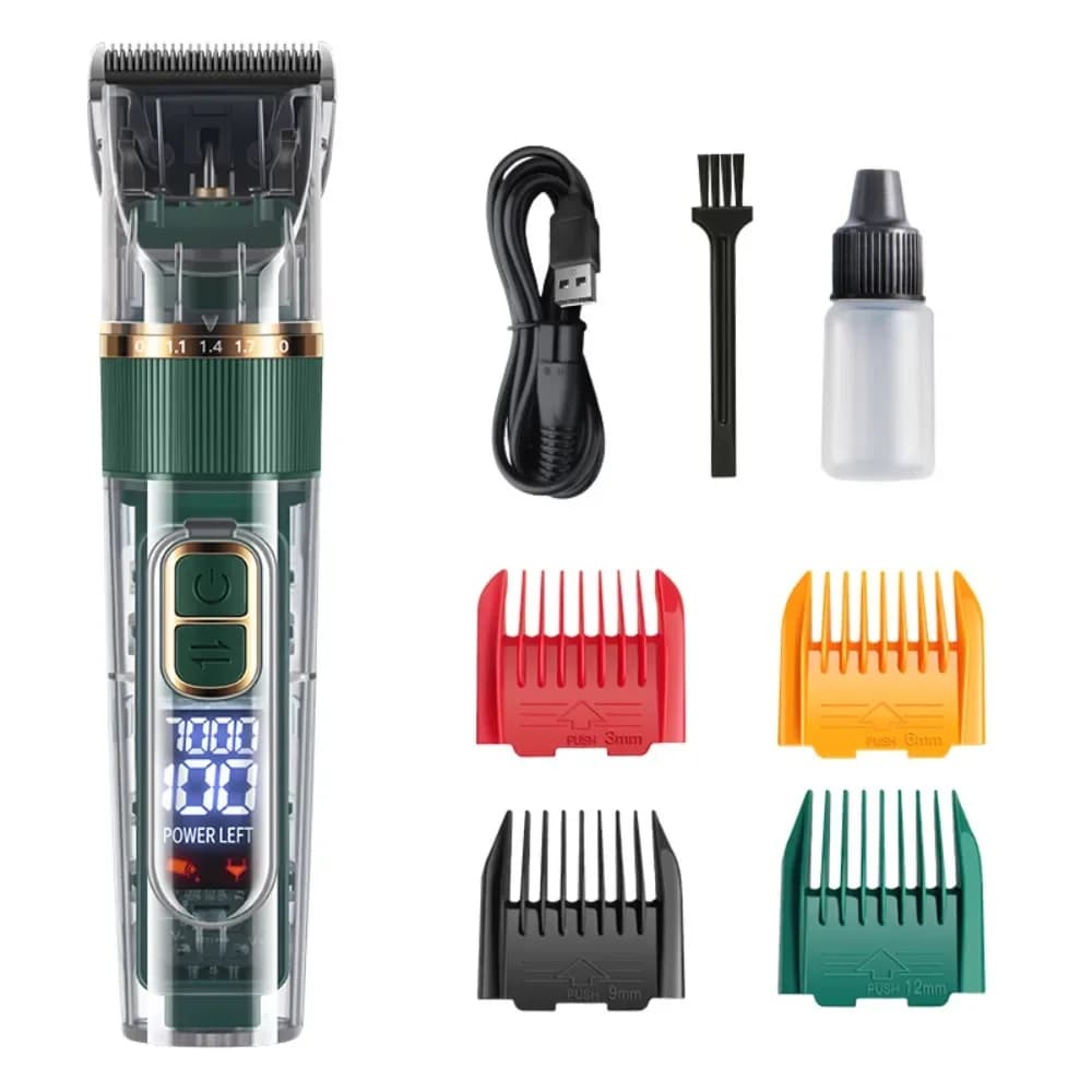 Tagliacapelli elettrico per animali domestici Bellezza per cani Toelettatura per animali domestici Tagliacapelli Trimmer Set completo Prodotti per la pulizia impermeabili per cani Gatti