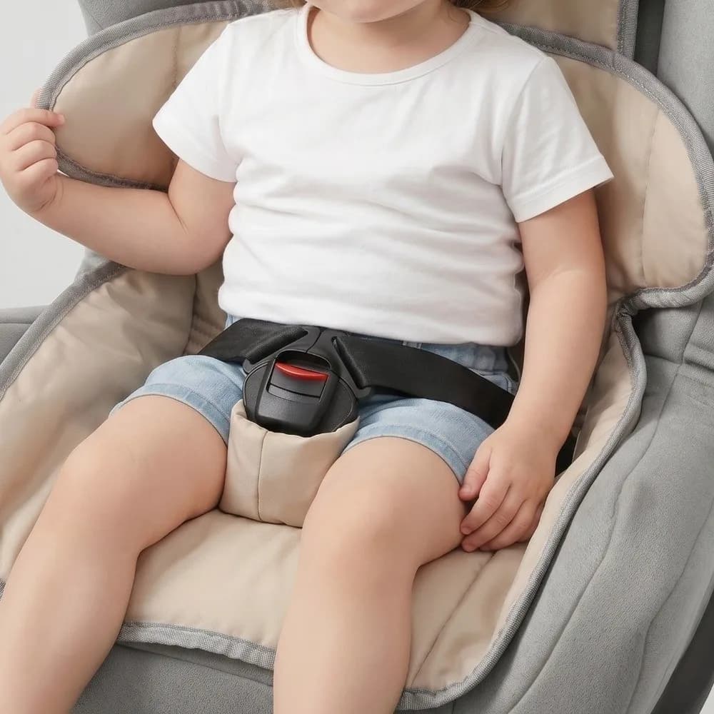 Tappetino per Seggiolino Auto a 3 Strati Impermeabile, Portatile e Facile da Pulire, per Passeggino, Delicato sulla Pelle e Antiscivolo