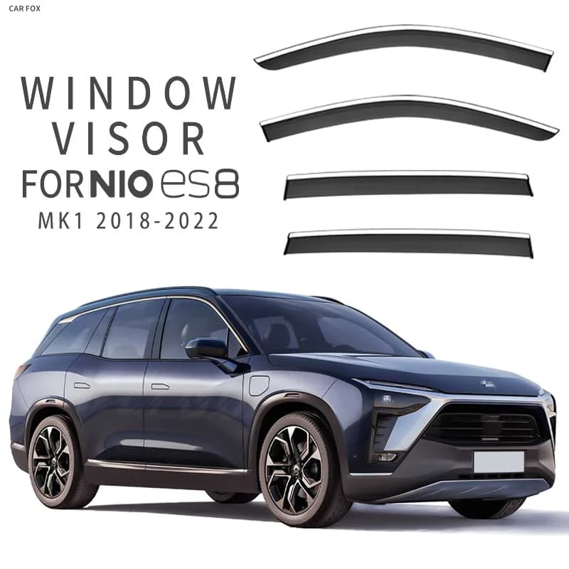 Per NIO ES8 2018-2022 Finestra di Automobile Visiera Tenda Shelter Parabrezza Finestrino Laterale Pioggia Parasole Accessori Auto Car Styling