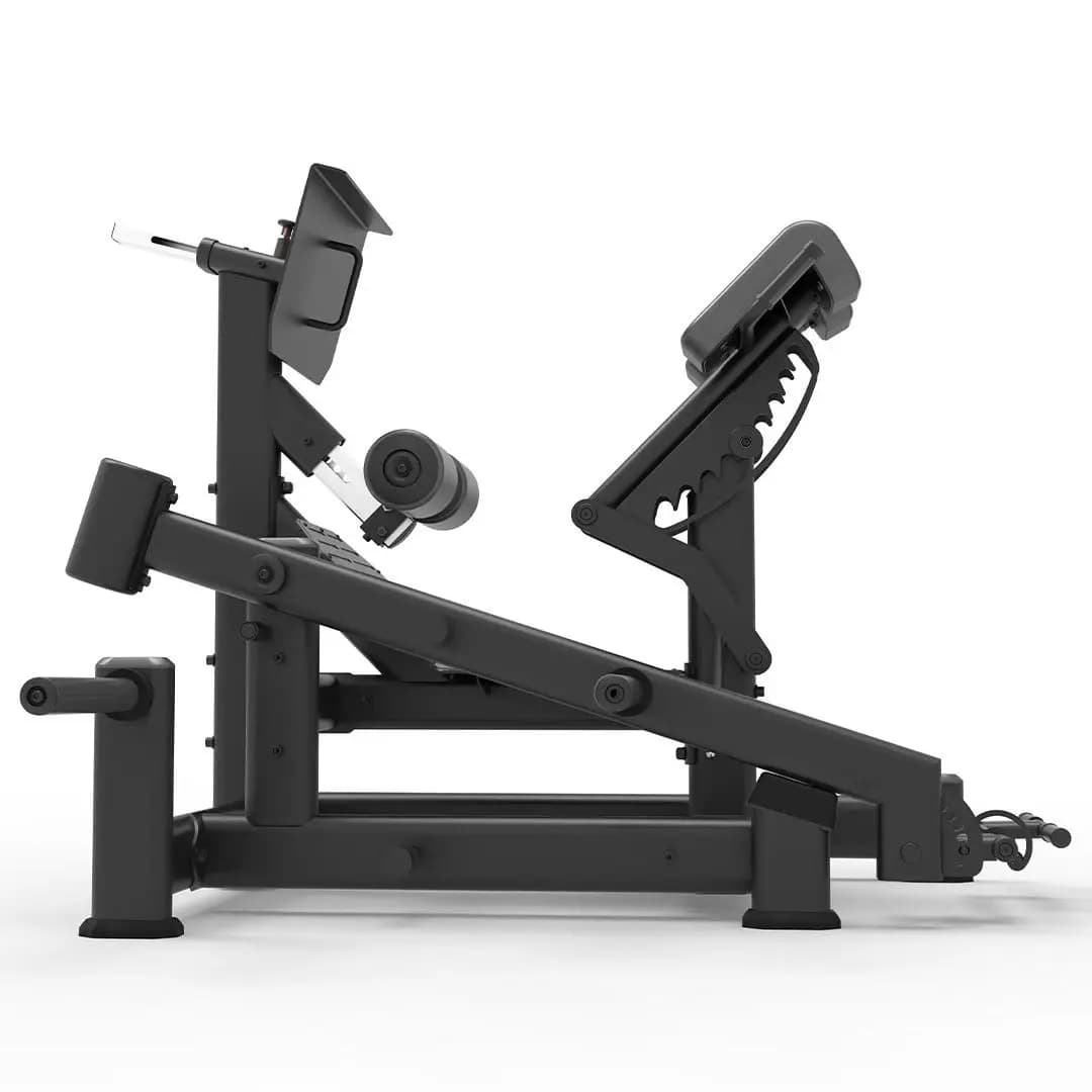 Commercial Double Corner Angle Extension Machine With Plate Load, Gym Equipment for Glutei, Hip Thrust Machine