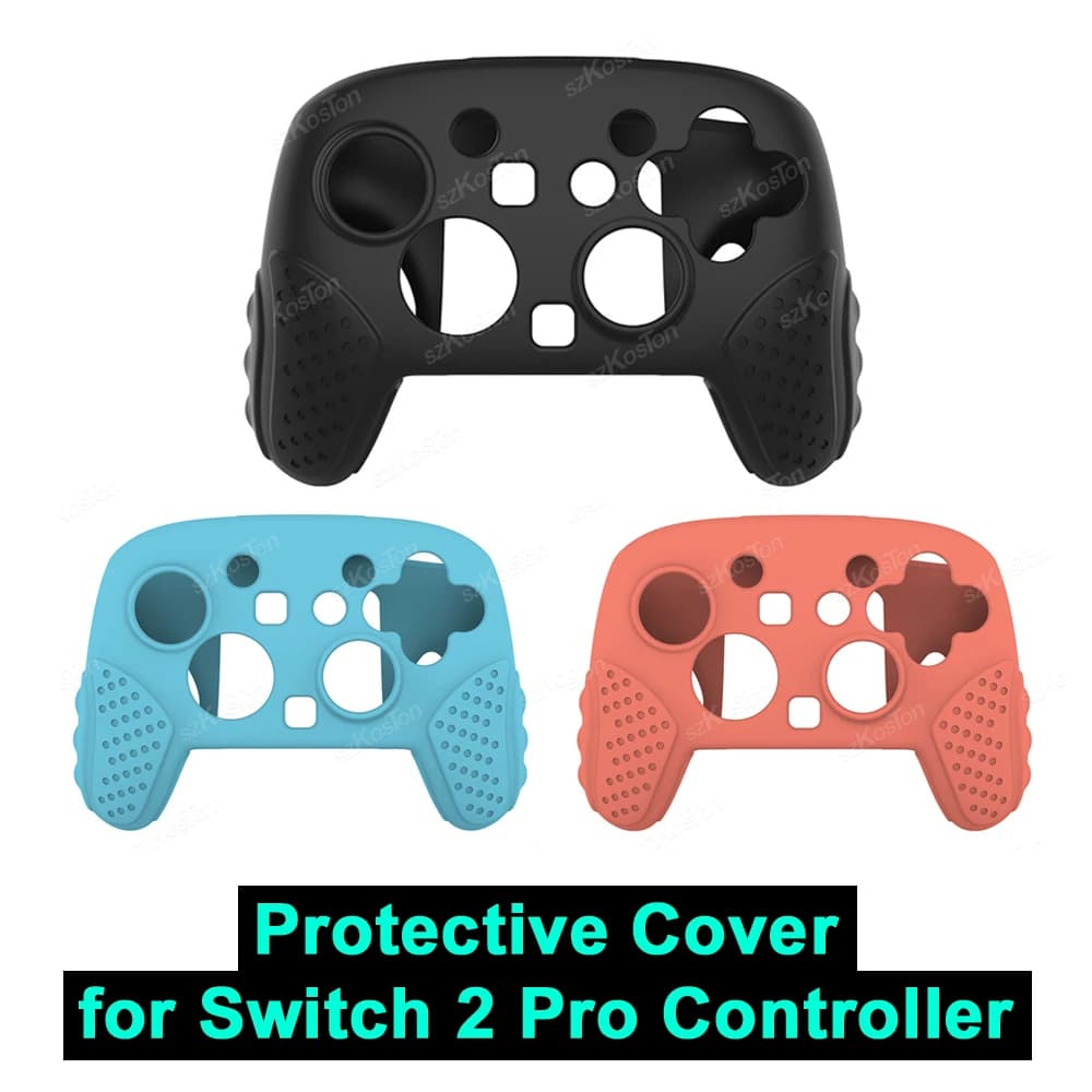 Custodia protettiva in silicone per controller Switch 2 Pro Gamepad Custodia morbida antiscivolo per accessori da gioco Switch2 Pro