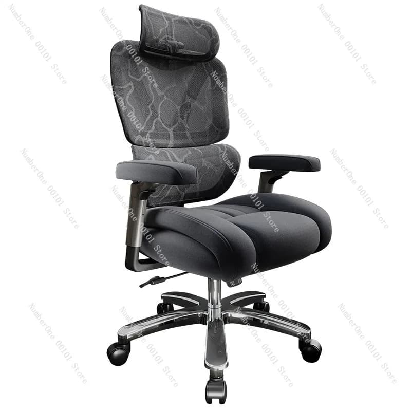 Sedia da Ufficio Ergonomica Robusta e Grande per Uomini, Seduta Reclinabile per Scrivania Computer, Stile Gaming, Sedia Direzionale