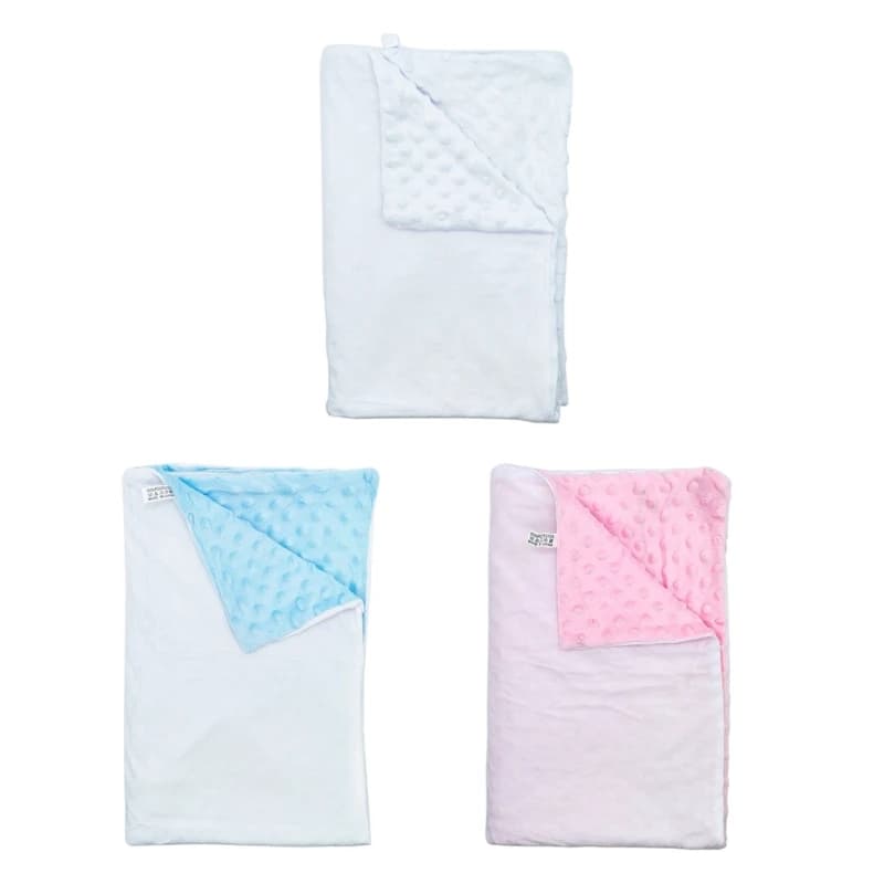 Coperta per neonati a trasferimento calore con perline massaggianti Coperte riceventi sublimate termiche Asciugamano a doppio
