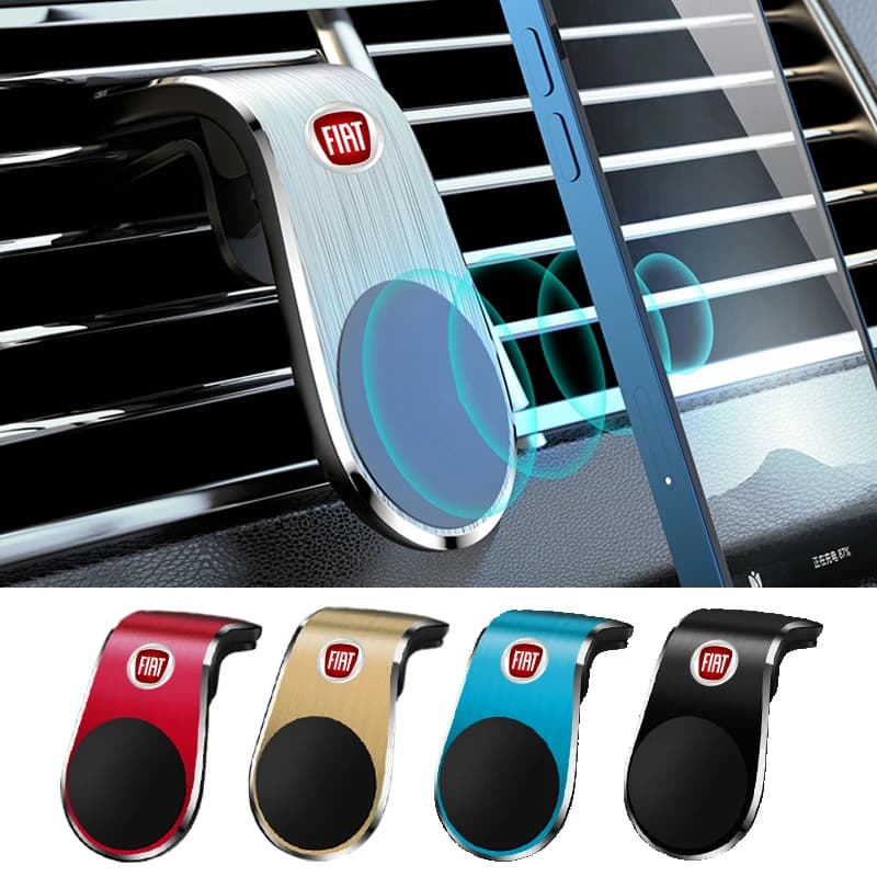 Magnetic L-Type Universal Phone Holder in Car Phone Stand Clip For Fiat Nissan Skoda Peugeot Citroen LEXUS Infiniti Dacia Tesla