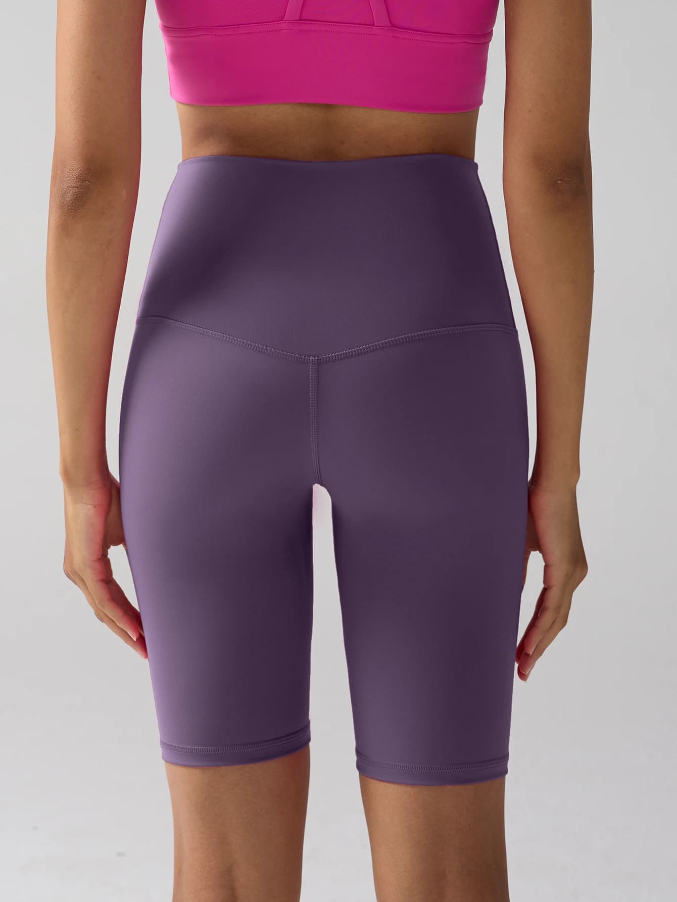 Women's Cuciture-Free Yoga Shorts, High Life, Elastics, Models, Breathable, Fast Drying for Running, Leisure, Cycling, Pilates and Sport
