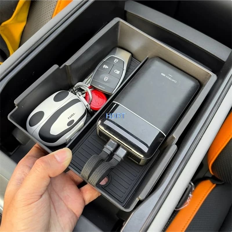 Per BAIC Beijing BJ40/BJ41/ICK-X K2 2024+ - Accessori per auto: Organizzatore/Copertura per vano portaoggetti bracciolo console centrale