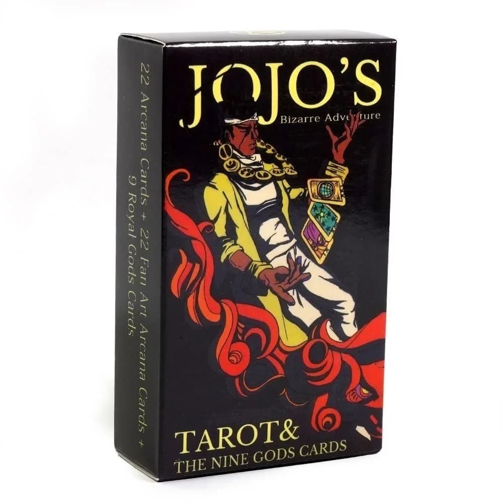Misteriosa profezia Divinazione Fumetti Anime JoJo Bizarre Adventure Carta dei tarocchi Versioni inglesi Gioco da tavolo per feste in famiglia
